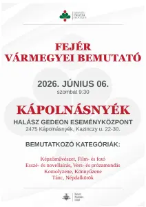 Tehetségpaletta bemutató Kápolnásnyék