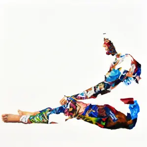 Olaj festmények _Képmásaink határán sorozat