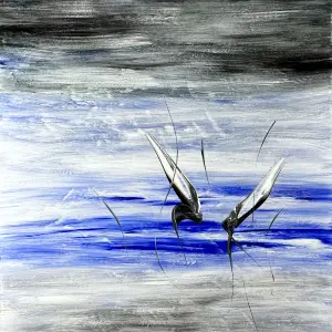 A Horizont című kiállítás munkái /festmények, grafikai munkák, installáció/