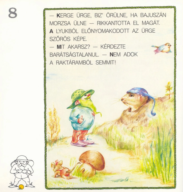 Bongóc a tavaszban illusztráció