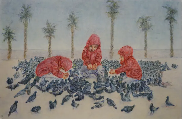 A csodálatos kenyér és hal szaporítás, (Lambert Lombard)