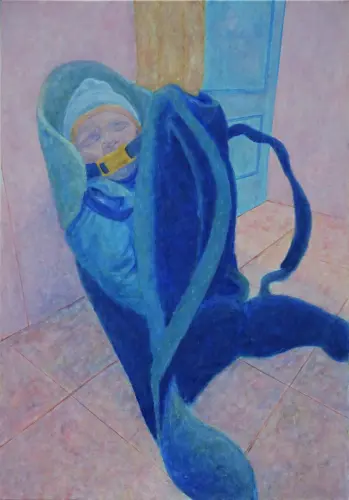 Reality, Bernard, 2025, 70 x 100 cm, oil on canvas