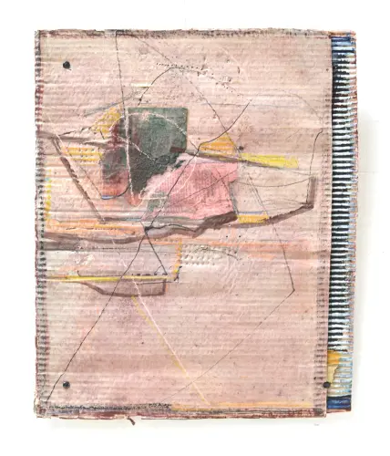 Elfelejtett fejek sorozatból I., 45 x 37 cm, vegyes technika, 2021.