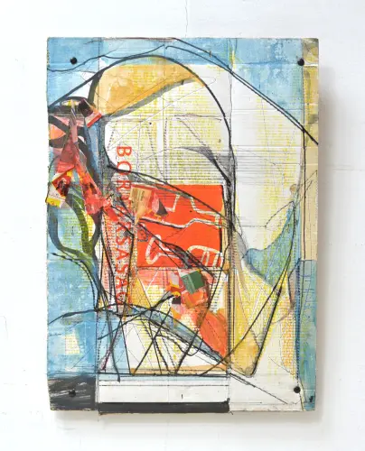 Színes kép, 46 x 33 cm, vegyes technika, 2024.